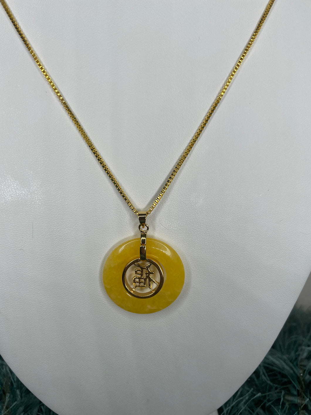 Yellow Good Fortune Necklace